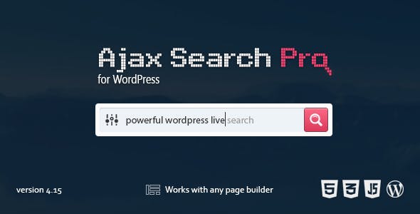 Ajax Search Pro 4.26.0 – Live WordPress Search & Filter Plugin