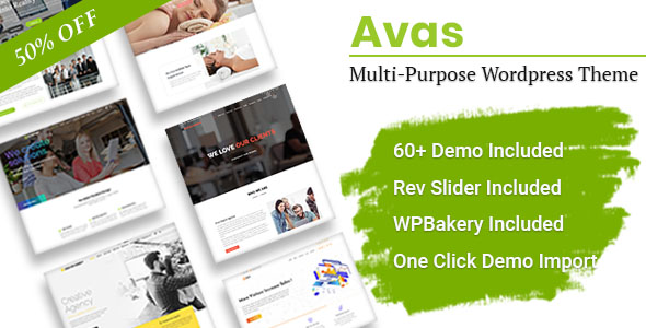 Avas 6.3.15 – Multi-Purpose Elementor