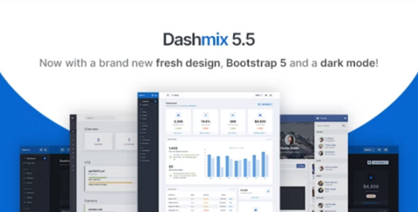 Dashmix 5.5 – Bootstrap 5 Admin Dashboard Template & Laravel 9 Starter Kit