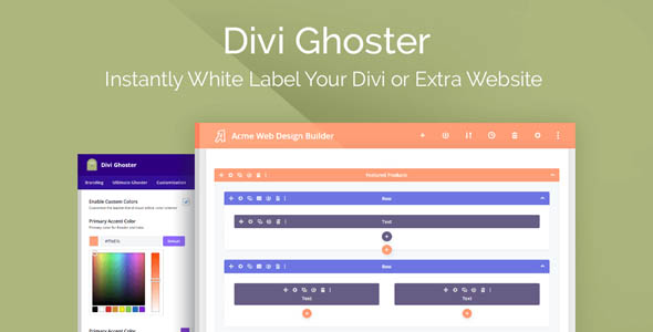 Divi Ghoster 5.0.46 – White Label Divi Plugin