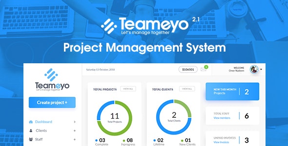 Teameyo 2.1 – Project Management System