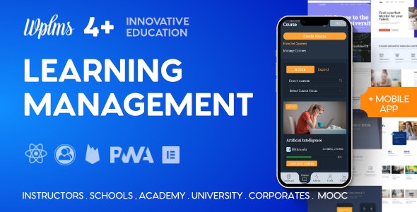 WPLMS 4.800 – Learning Management System for LMS