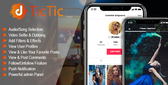 TicTic 2.9.6 – Android Media App For Creating And Sharing Videos